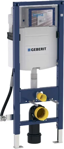 Монтажный элемент Geberit Duofix для подвесного унитаза, 112 см, со смывным бачком скрытого монтажа Sigma 12 см, для лиц с ограниченными возможностями
