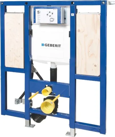 Инсталляция Geberit Duofix для подвесного унитаза, 112 см, со смывным бачком скрытого монтажа Sigma 12 см, для лиц с ограниченными возмож
