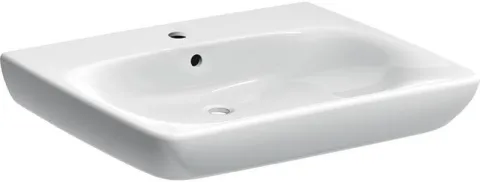 Раковина Geberit Renova Nr.1 Comfort подходит для инвалидов на колясках 65х55, белый
