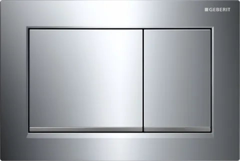 Смывная клавиша Geberit Omega 30, хром глянцевый / хром матовый